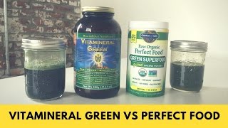 Vitamineral Green Vs Perfect Food