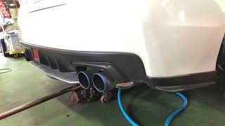 ダイナパックで負荷をかけた時の HKS Super Turbo Muffler Ti のマフラー音　WRX STI VAB　【音量に注意】