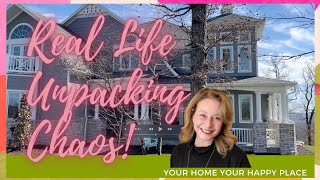 Real Life Unpacking Chaos // mini house update // story time