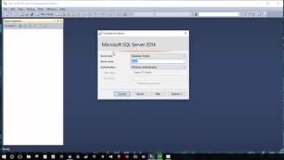 W2017 Logging in to SSMS 2014 at Home