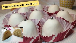 كرايات الثلج بجوز الهند و نكهة الليمون ذوق مانحكلكمش ✨Boules de neige a la  noix de coco