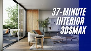 3D Tutorial | How to create Australian apartment in 3ds Max quick (in 37 min.)🏠