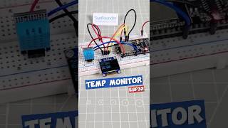 ESP32 Project: Live Temp \u0026 Humidity Display with OLED Screen