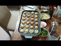 【麻吉到我家】第一次製作章魚燒🥳 takoyaki たこ焼き🐙 使用bruno電烤盤🐈❤