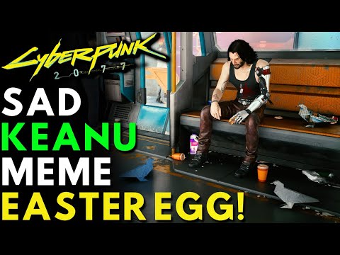 Cyberpunk 2077: Johnny Silverhand (Keanu Reeves) Sad Easter Egg | Update 2.1