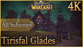 Tirisfal Glades - Ambient \u0026 Zone Music | WoW - Eastern Kingdoms | 4K 60fps