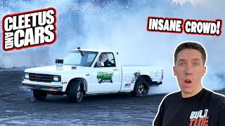 DESTROYING A Set Of Tires In Under 60 Seconds! Cleetus and Cars Indy.