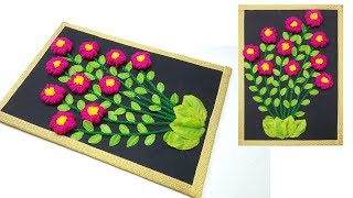 ওলের সুতা দিয়ে অসাধারন ওয়ালমেট // Awesome Wool wall hanging // Home Decoration Idea