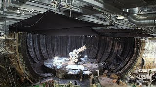 Space Jockey chamber - set building timelapse from Prometheus