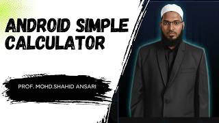 Android Calculator App Using Java