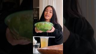 Shaking a salad with us 😂😂 Kim Kardashian