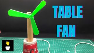 HOW TO MAKE USB TABLE FAN #Shorts