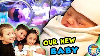 Baby's First Days!! Stuck at the Hospital w No Name Picked Out! FUNnel Vision Baby Boy Vlog
