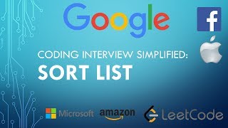 Coding Interview Tutorial 146 - Sort List [LeetCode]