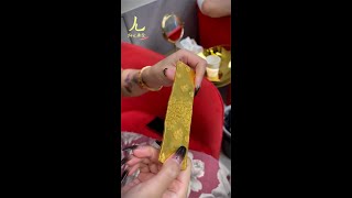 Crafting a 24k gold jewelry piece weighing 450g#Handmade#crafted#gold#shorts