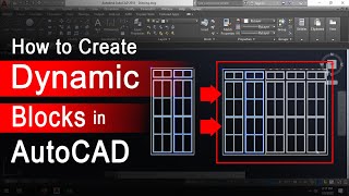 AutoCAD Dynamic Windows Block Tutorial