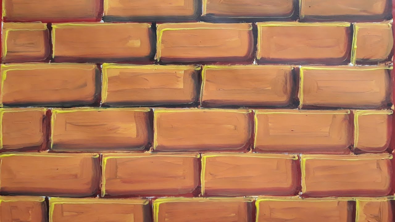 Outdoor Brick Wall Section Drawing