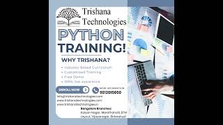Python Training in Bangalore #trishanatechnologies #pythonfullstackdevelopercourseinbangalore
