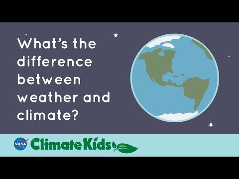 What is a difference between climate and weather?