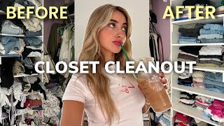 EXTREME CLOSET CLEANOUT 2023 *decluttering, donating & organizing* (another one)