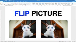 How to Flip Picture (Image) in Word