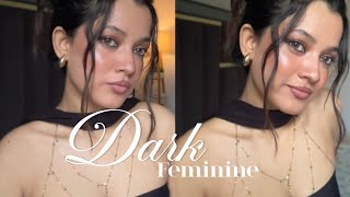 Dark feminine Tutorial (easy & budget)🖤💫