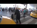 x17 exclusive rutger hauer pushes his own luggage at lax