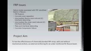 Thesis Project: FRP Strengthening of Concrete Beams