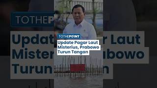 Update Pagar Laut Misterius di Tangerang, Presiden Prabowo Sampai Turun Tangan, Minta Segera Dicabut