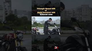 Speed 400 vs Dominar 400 Exhaust note comparison! 🔊💨 #PowerDrift #PDArmy #Shorts