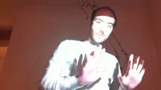 Projector+Kinect experiment #2