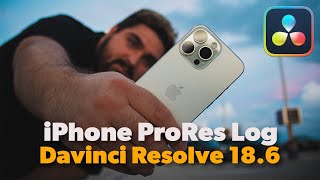 Apple Pro Res Log | First Look Color Grading in Davinci Resolve