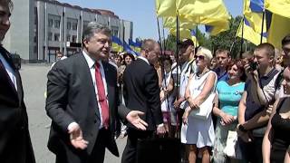 Порошенко поговорил с одесситами