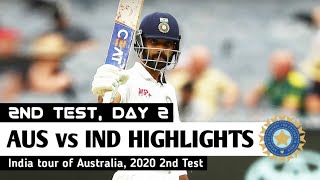 India vs Australia 2nd Test Day 2 Full Highlights 2020 | IND vs AUS 2nd Test Day 2 Highlights