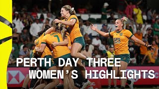 An instant CLASSIC Cup Final🏆 | HSBC SVNS Perth 2025 | Day Three Women's Highlights