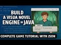 Load Visual Novel Scene from JSON in Java Swing (Full Setup) - Episode 1