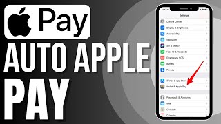 How To Turn Off Auto Apple Pay