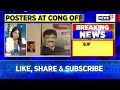 savarkar photos pasted at congress office savarkar poster faceoff bjp vs congress news18