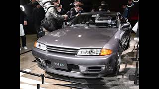 伝説の日産「R32 GT-R」がEVに！「市販化なし」もSNSファンの反応は？…東京オートサロン2025