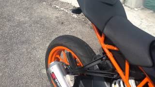 KTM RC390 with MC Sport exhaust