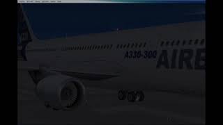 Wilco A330 Engine Startup and View of Virtual Cockpit