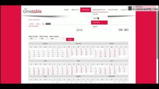 Timetable Management System Advance | PHP and MySQL Project Source Code | PHP MySQL CRUD Project