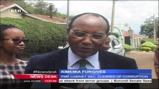 Former Kenyan secretary to the cabinet Francis Kimemia forgives those who linked him to corruption