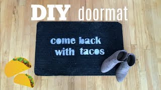 DIY Custom Doormat