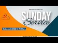 Sunday Service | 2nd October 2022 | GAHM LIVE