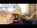 I Can't Tell You Why - Guitar Solo