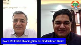 Score 173 FMGE Shinning Star Dr_ Mhd Salman Qasim