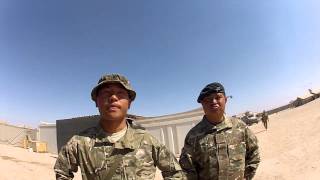 Interview with British Army Gurkhas in Afghanistan, Camp Bastion