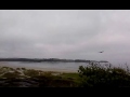 aeroplane landing sola beach norway