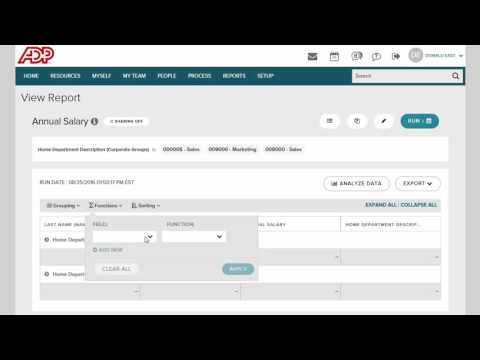 Introducing Simplified Reporting for ADP Workforce Now Introducing Simplified Reporting for ADP Workforce Now